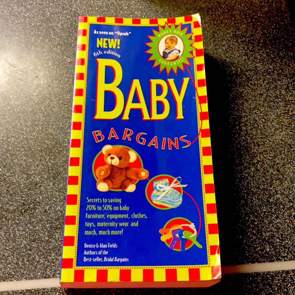 “Baby bargains” paper back book